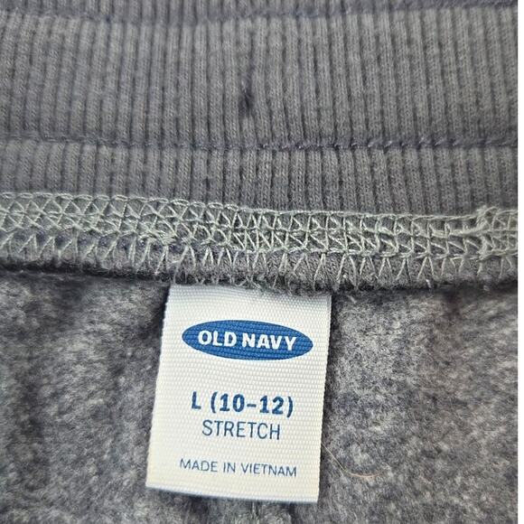 Old Navy | Grey, Heathered Joggers | Size L (10/12) - Picture 2 of 5